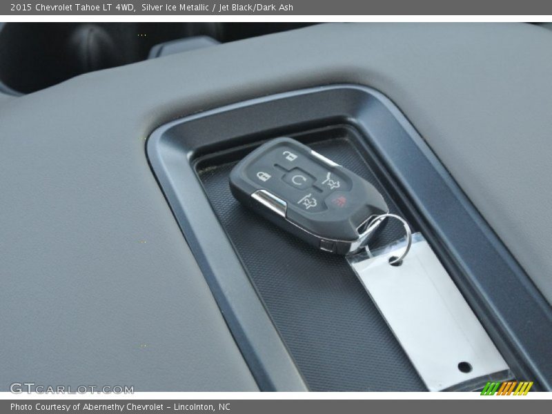 Silver Ice Metallic / Jet Black/Dark Ash 2015 Chevrolet Tahoe LT 4WD