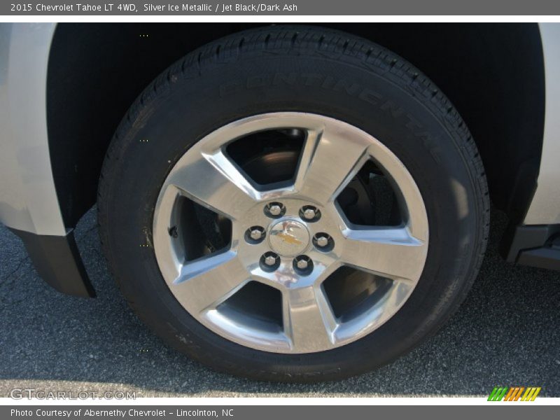 Silver Ice Metallic / Jet Black/Dark Ash 2015 Chevrolet Tahoe LT 4WD