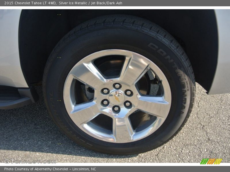 Silver Ice Metallic / Jet Black/Dark Ash 2015 Chevrolet Tahoe LT 4WD