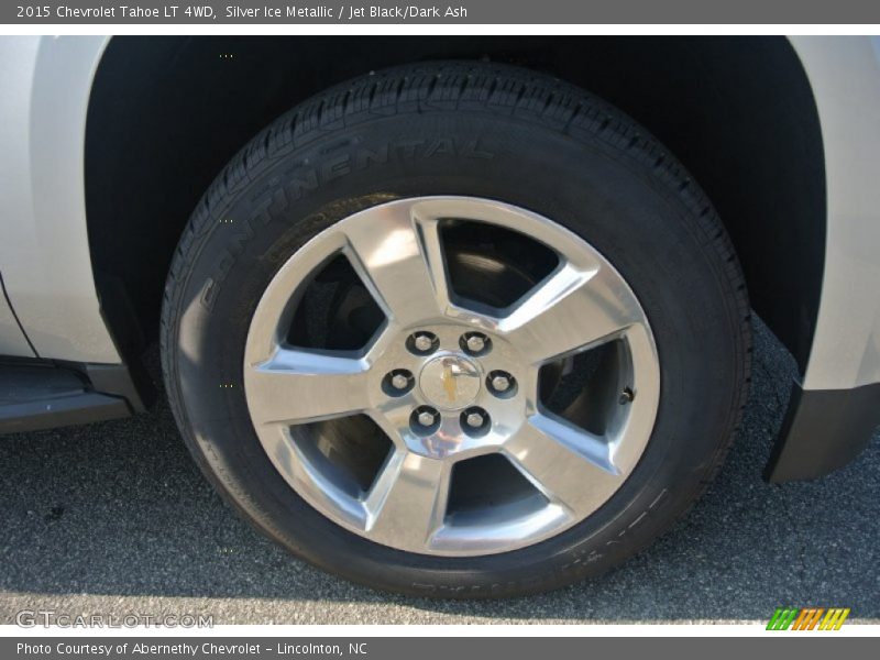 Silver Ice Metallic / Jet Black/Dark Ash 2015 Chevrolet Tahoe LT 4WD