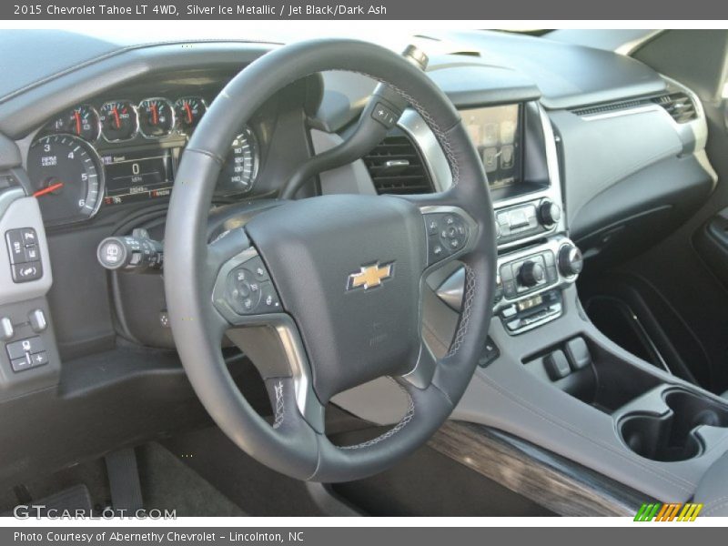Silver Ice Metallic / Jet Black/Dark Ash 2015 Chevrolet Tahoe LT 4WD