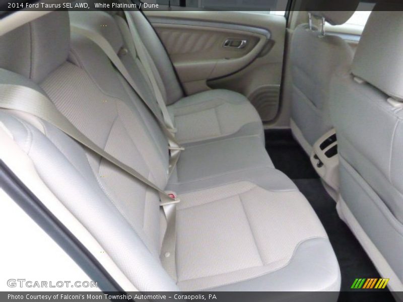 White Platinum / Dune 2014 Ford Taurus SEL AWD