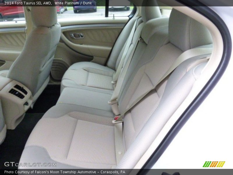 White Platinum / Dune 2014 Ford Taurus SEL AWD
