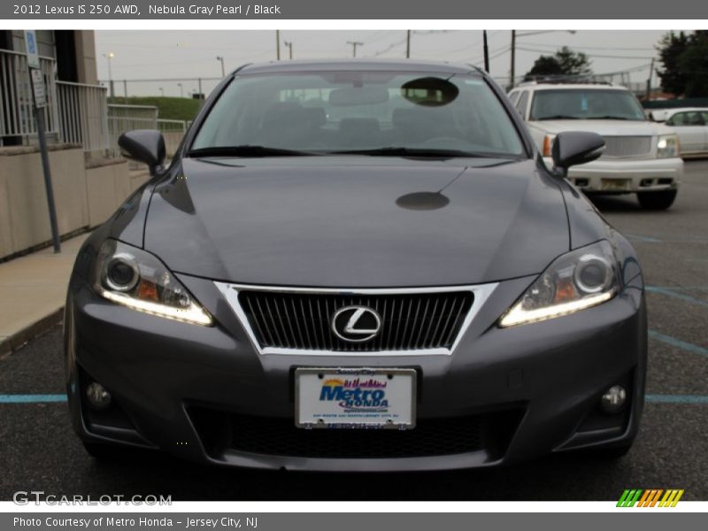 Nebula Gray Pearl / Black 2012 Lexus IS 250 AWD