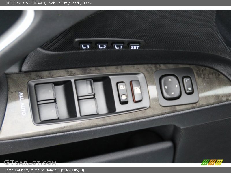 Nebula Gray Pearl / Black 2012 Lexus IS 250 AWD