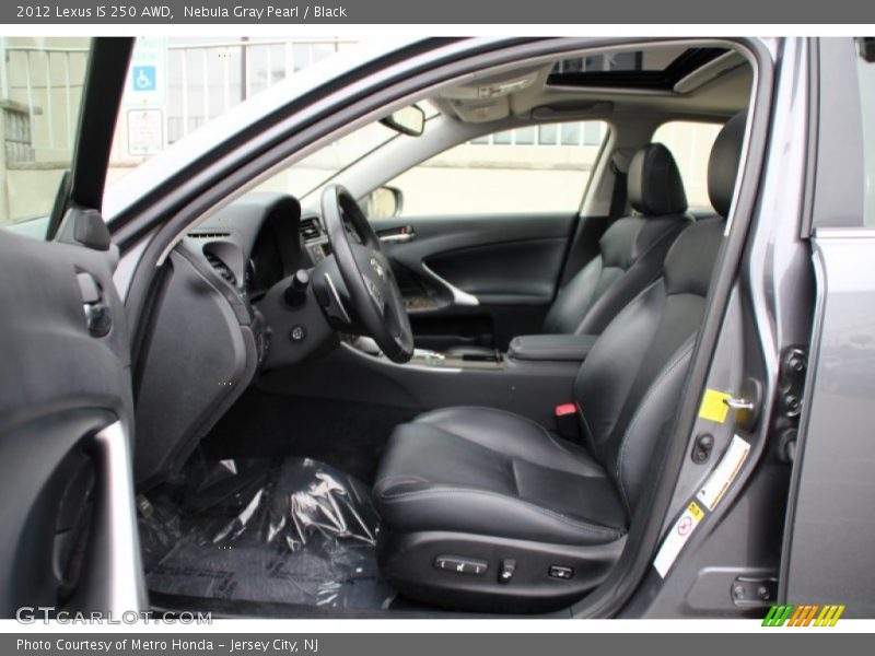 Nebula Gray Pearl / Black 2012 Lexus IS 250 AWD
