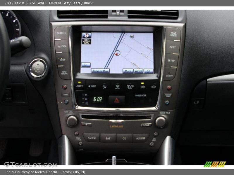 Nebula Gray Pearl / Black 2012 Lexus IS 250 AWD