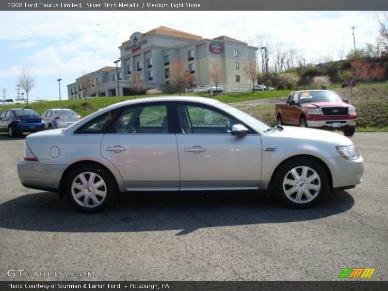Silver Birch Metallic / Medium Light Stone 2008 Ford Taurus Limited