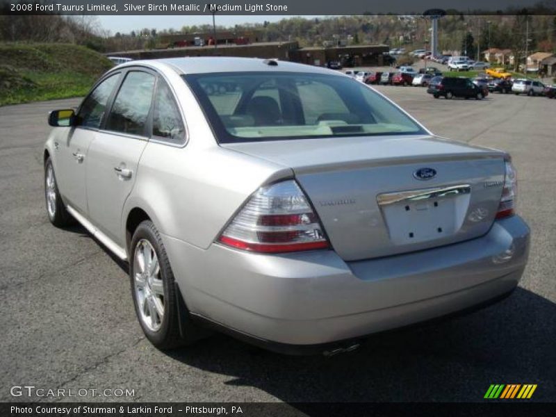 Silver Birch Metallic / Medium Light Stone 2008 Ford Taurus Limited