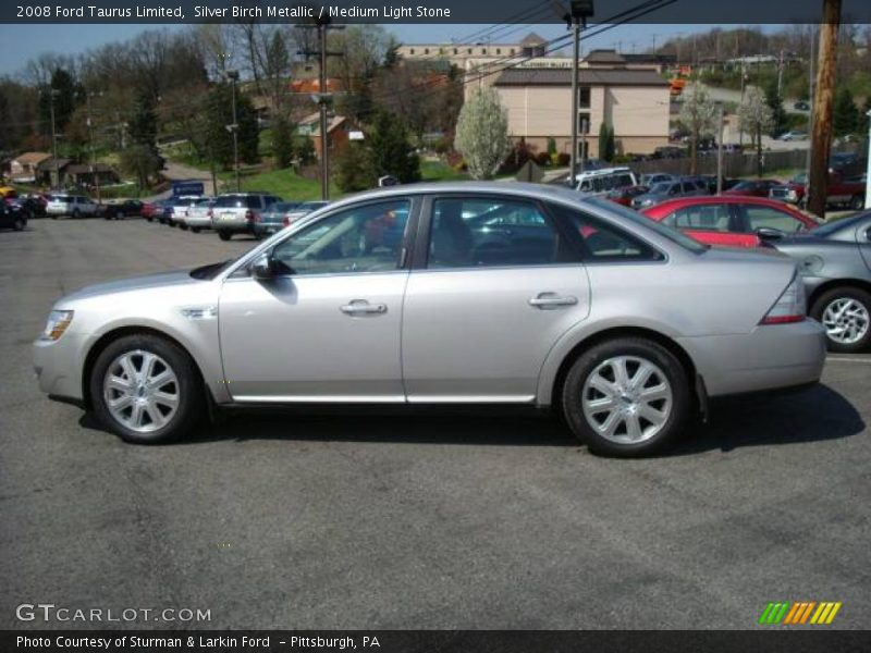 Silver Birch Metallic / Medium Light Stone 2008 Ford Taurus Limited