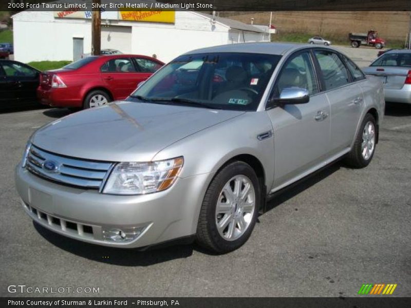 Silver Birch Metallic / Medium Light Stone 2008 Ford Taurus Limited