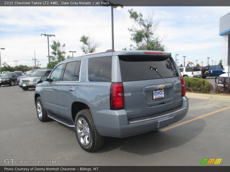 Slate Gray Metallic / Jet Black 2015 Chevrolet Tahoe LTZ 4WD