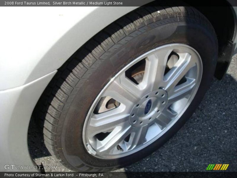 Silver Birch Metallic / Medium Light Stone 2008 Ford Taurus Limited