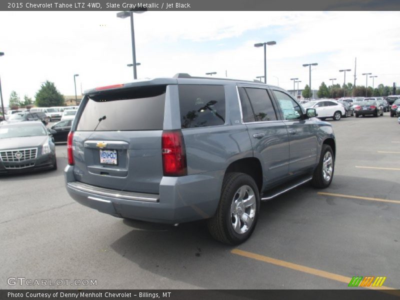 Slate Gray Metallic / Jet Black 2015 Chevrolet Tahoe LTZ 4WD
