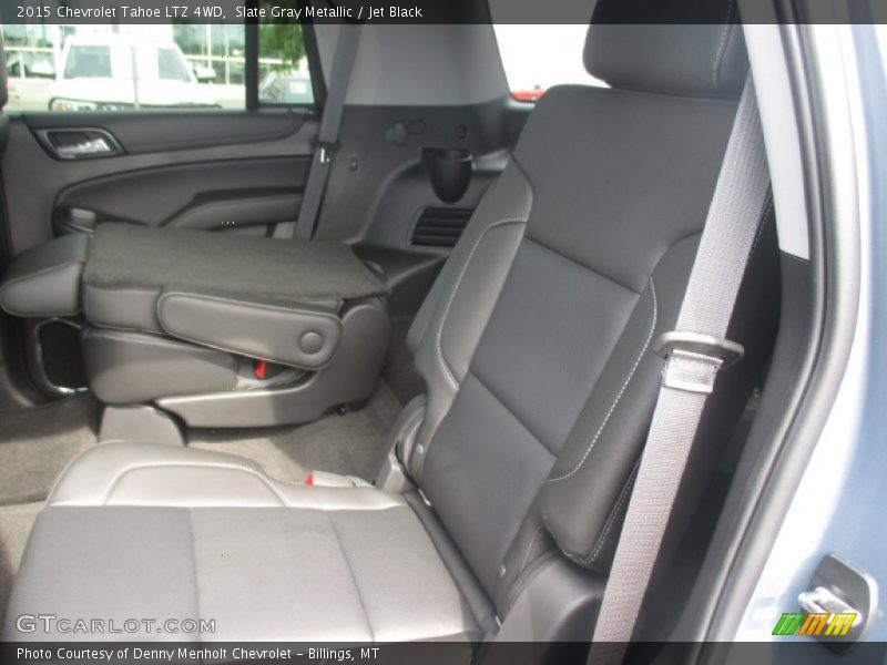 Slate Gray Metallic / Jet Black 2015 Chevrolet Tahoe LTZ 4WD