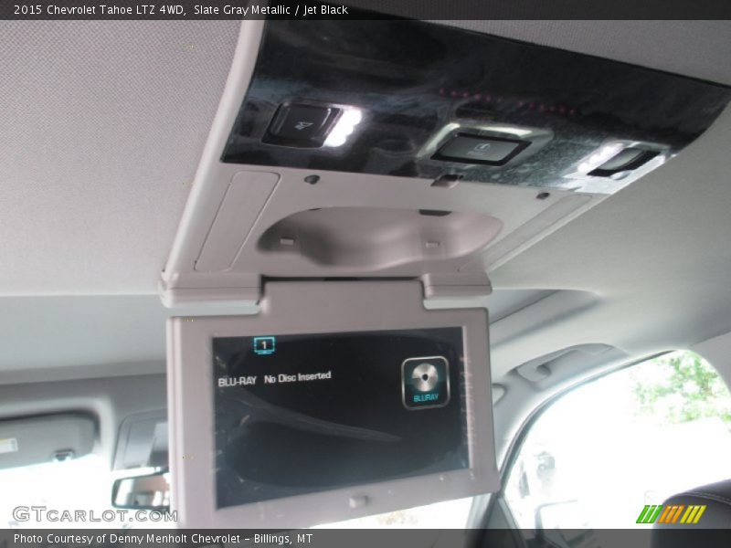 Slate Gray Metallic / Jet Black 2015 Chevrolet Tahoe LTZ 4WD