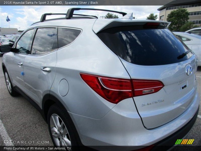 Sparkling Silver / Black 2016 Hyundai Santa Fe Sport 2.0T AWD