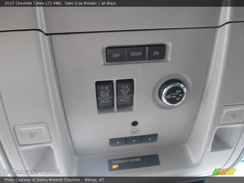 Slate Gray Metallic / Jet Black 2015 Chevrolet Tahoe LTZ 4WD