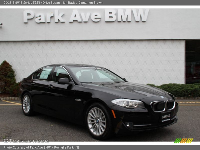 Jet Black / Cinnamon Brown 2013 BMW 5 Series 535i xDrive Sedan