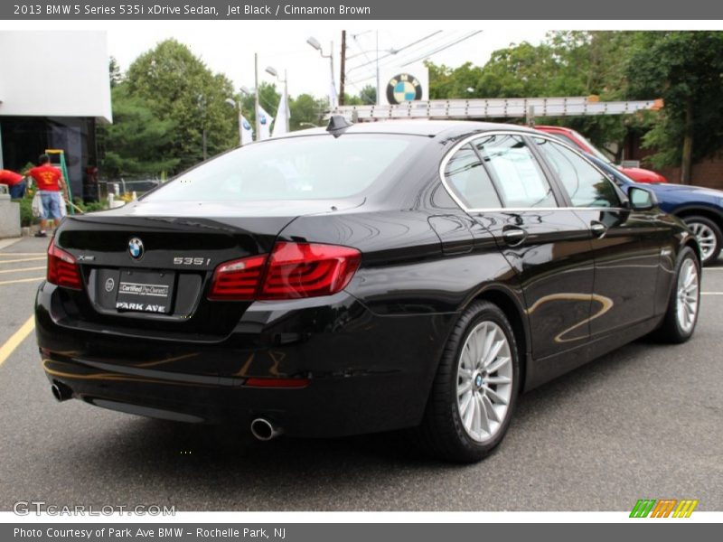 Jet Black / Cinnamon Brown 2013 BMW 5 Series 535i xDrive Sedan