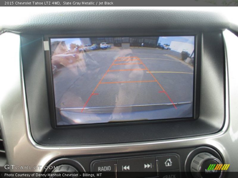Slate Gray Metallic / Jet Black 2015 Chevrolet Tahoe LTZ 4WD