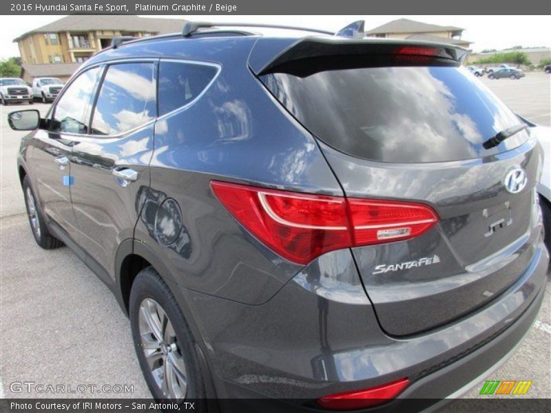 Platinum Graphite / Beige 2016 Hyundai Santa Fe Sport