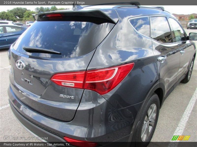 Platinum Graphite / Beige 2016 Hyundai Santa Fe Sport