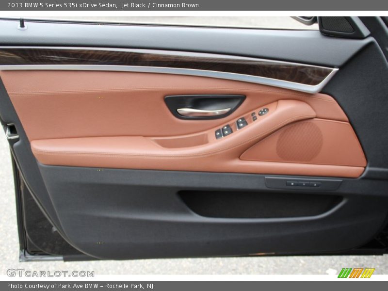 Jet Black / Cinnamon Brown 2013 BMW 5 Series 535i xDrive Sedan