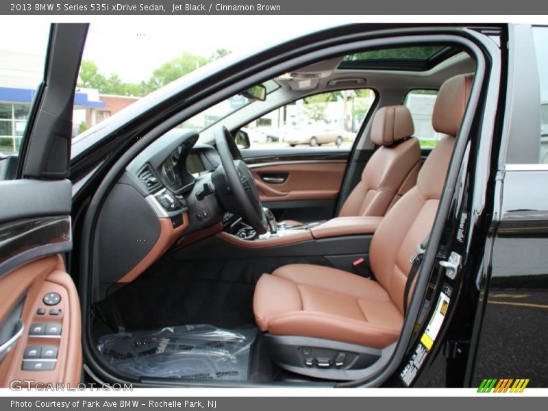 Jet Black / Cinnamon Brown 2013 BMW 5 Series 535i xDrive Sedan
