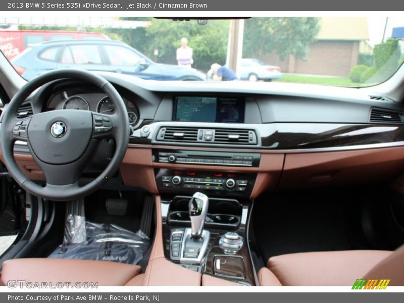Jet Black / Cinnamon Brown 2013 BMW 5 Series 535i xDrive Sedan