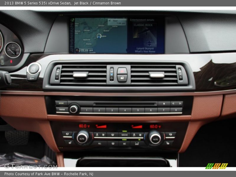 Jet Black / Cinnamon Brown 2013 BMW 5 Series 535i xDrive Sedan