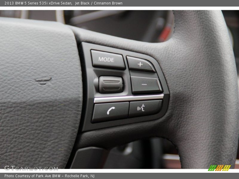 Jet Black / Cinnamon Brown 2013 BMW 5 Series 535i xDrive Sedan