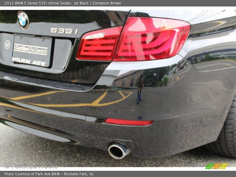 Jet Black / Cinnamon Brown 2013 BMW 5 Series 535i xDrive Sedan