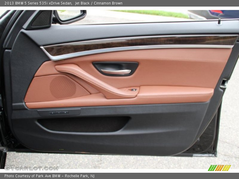 Jet Black / Cinnamon Brown 2013 BMW 5 Series 535i xDrive Sedan