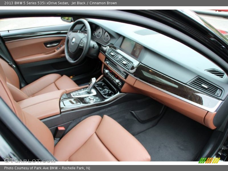 Jet Black / Cinnamon Brown 2013 BMW 5 Series 535i xDrive Sedan