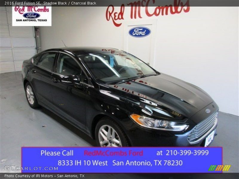 Shadow Black / Charcoal Black 2016 Ford Fusion SE