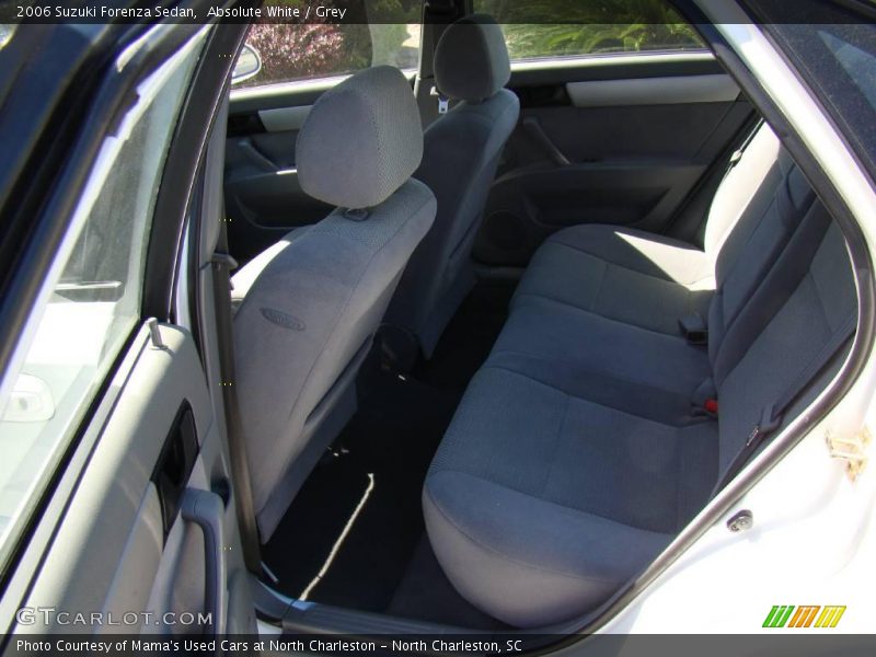 Absolute White / Grey 2006 Suzuki Forenza Sedan