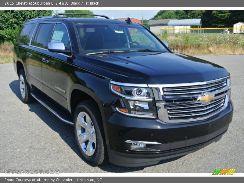 Black / Jet Black 2015 Chevrolet Suburban LTZ 4WD