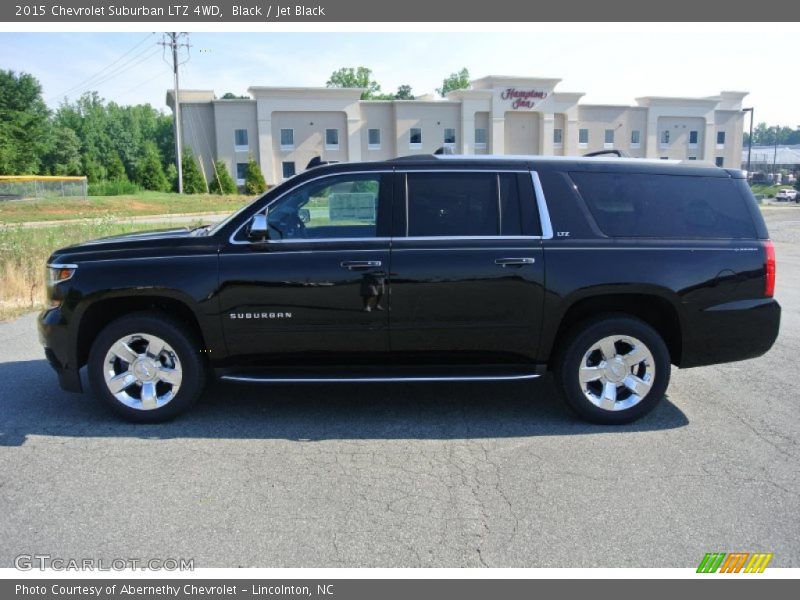 Black / Jet Black 2015 Chevrolet Suburban LTZ 4WD