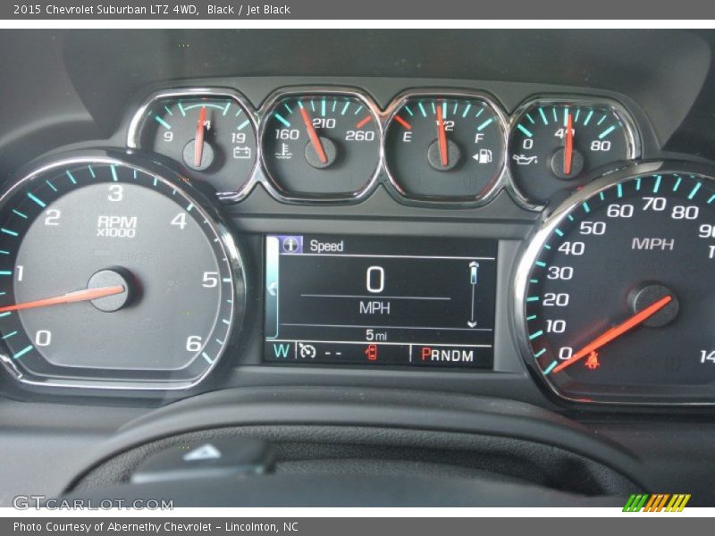 Black / Jet Black 2015 Chevrolet Suburban LTZ 4WD