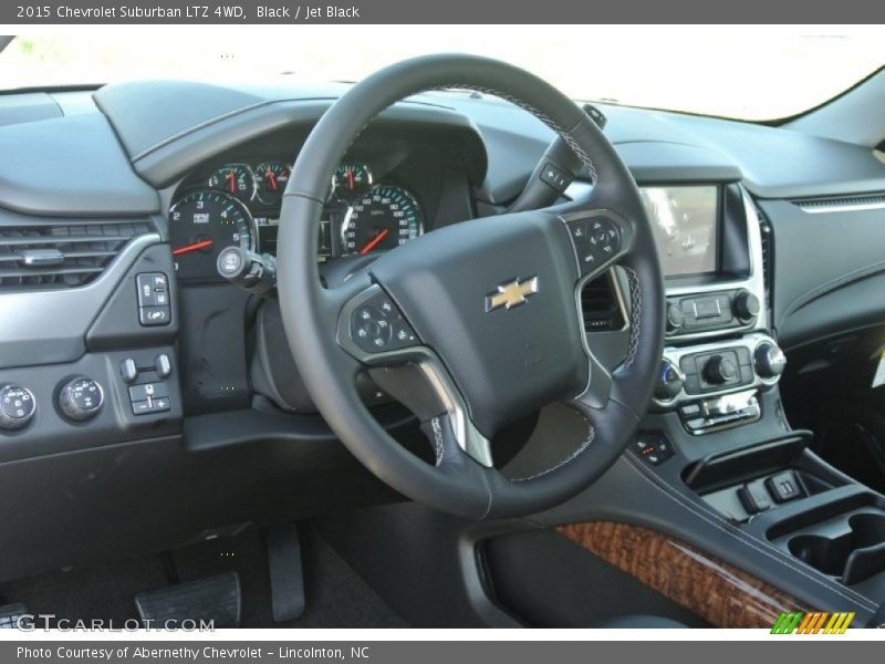 Black / Jet Black 2015 Chevrolet Suburban LTZ 4WD