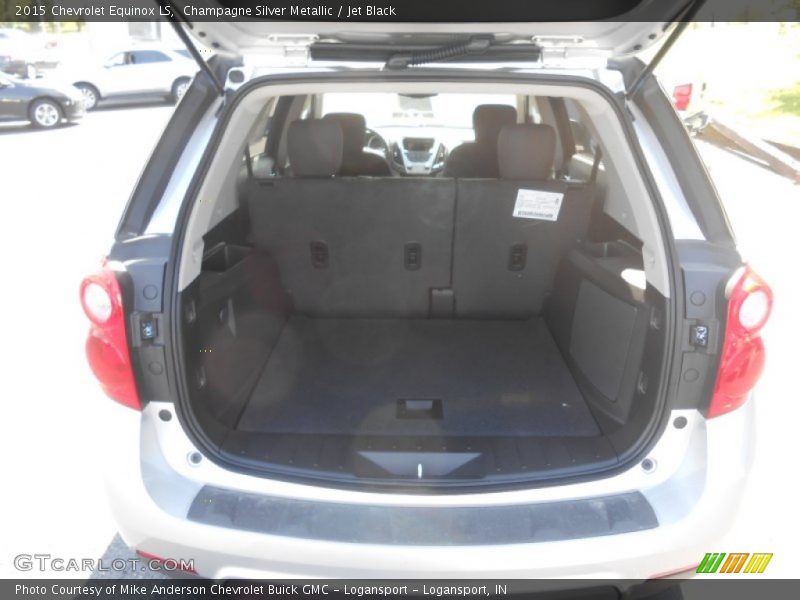 Champagne Silver Metallic / Jet Black 2015 Chevrolet Equinox LS