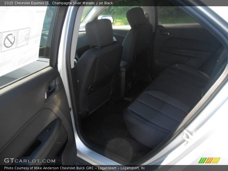 Champagne Silver Metallic / Jet Black 2015 Chevrolet Equinox LS