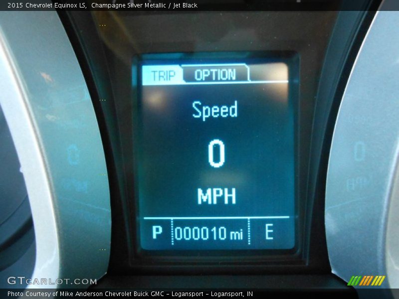 Champagne Silver Metallic / Jet Black 2015 Chevrolet Equinox LS