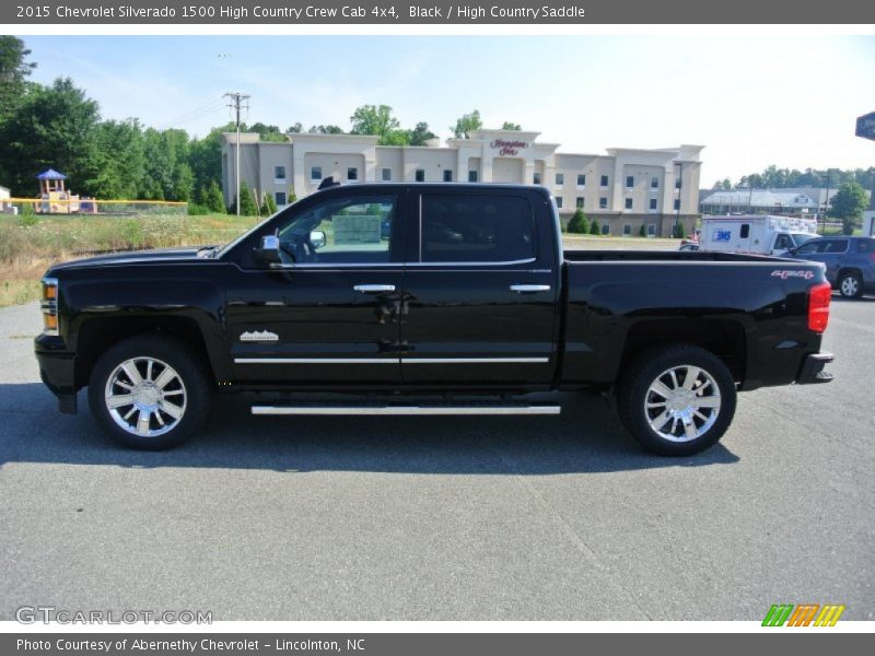 Black / High Country Saddle 2015 Chevrolet Silverado 1500 High Country Crew Cab 4x4