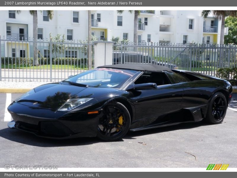 Nero Aldebaran / Nero Perseus 2007 Lamborghini Murcielago LP640 Roadster