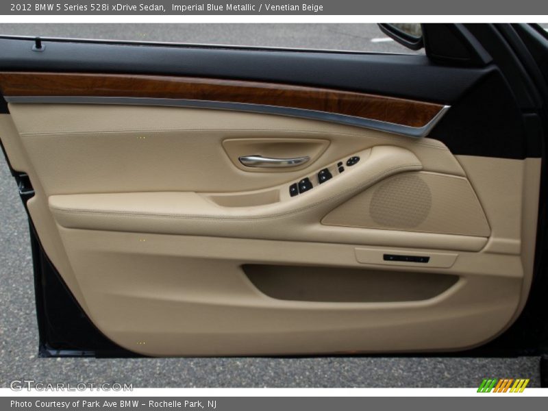 Imperial Blue Metallic / Venetian Beige 2012 BMW 5 Series 528i xDrive Sedan