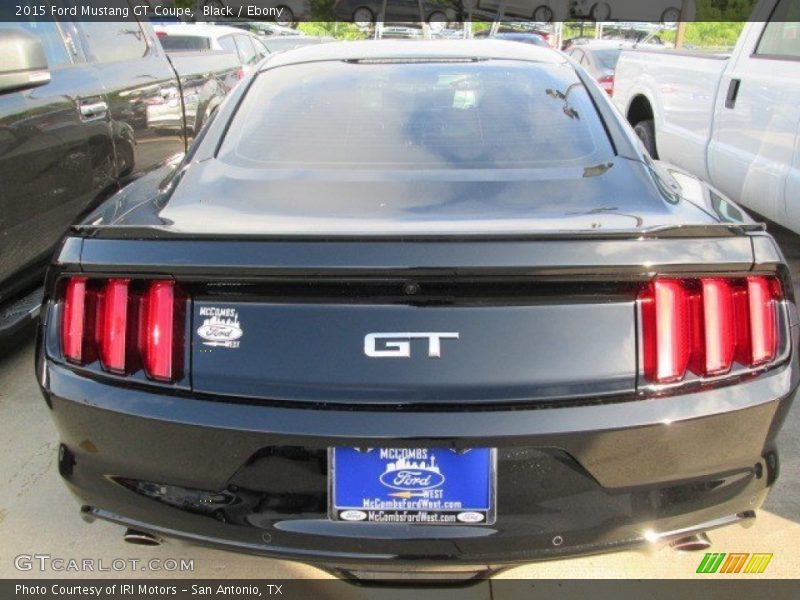 Black / Ebony 2015 Ford Mustang GT Coupe