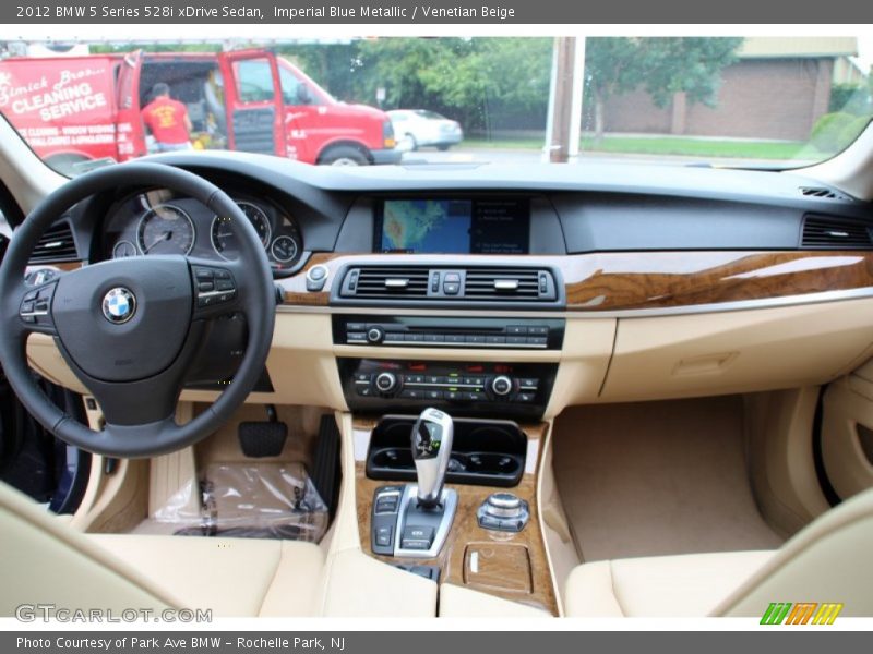 Imperial Blue Metallic / Venetian Beige 2012 BMW 5 Series 528i xDrive Sedan
