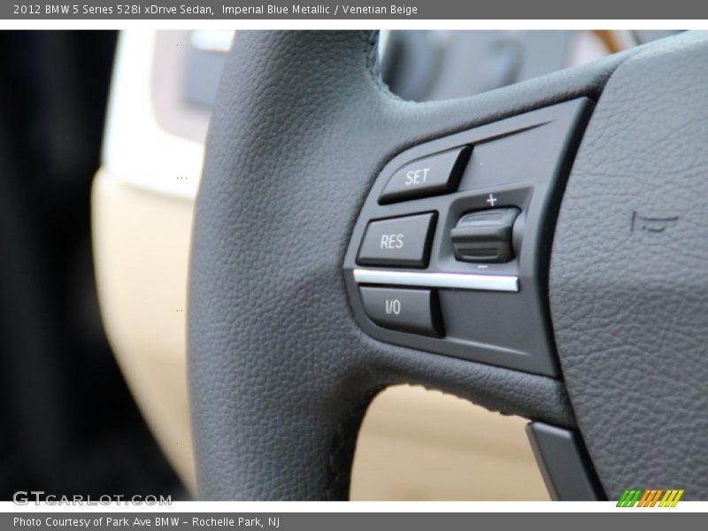 Imperial Blue Metallic / Venetian Beige 2012 BMW 5 Series 528i xDrive Sedan